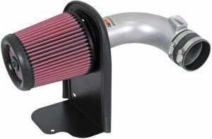 Acura RDX Performance Air Intake - K&N Engineering - Typhoon Short Ram - Silver - `07-`11